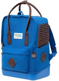 Kurgo Nomad Hunderucksack für kleine Rassen aus Polyester in Blau wasserabweisend – Bild 1 von 3