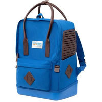 Produktbild von Kurgo Nomad Transport-Rucksack für kleine Hunde blau wasserdicht