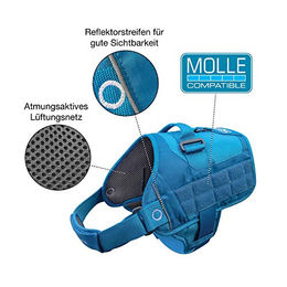 Kurgo RSG Townie Hundegeschirr aus Nylon Blau Größe XS - 1 Stk. – Bild 1 von 5