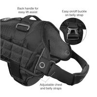 Produktbild von Kurgo RSG Townie Hundegeschirr Sportgeschirr Schwarz S