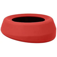Produktbild von Kurgo Splash-Free Wander Wassernapf für Hunde aus Silikon rot 710 ml - 0,71 l