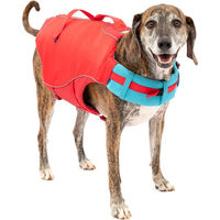Produktbild von Kurgo Surf N Turf Hundeschwimmweste aus Nylon in Rot Größe XL