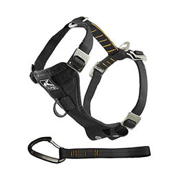 Kurgo TRU-Fit No Pull Hundegeschirr mit Frontclip für große Rassen aus Nylon in Schwarz Größe XL – Bild 1 von 5