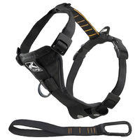 Produktbild von Kurgo Tru-Fit Smart Harness Sicherheitsgeschirr für Hunde mit Gurtanschluss Schwarz Größe L