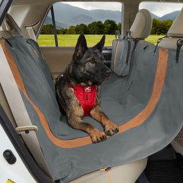Kurgo Wander Hunde-Hängematte Autoschondecke aus wasserdichtem Oxford-Gewebe Grau 140 x 143 cm – Bild 1 von 6