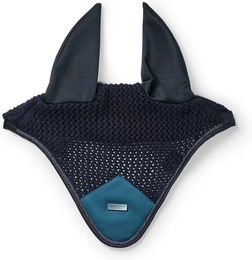 Produktbild von Kurze Mütze für Pferde Equestrian Stockholm Blau aus Stoff für Warmblut