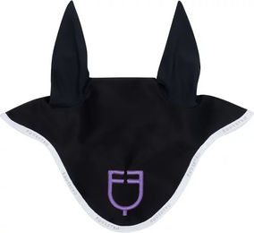 Produktbild von Kurze Mütze mit buntem Logo von Equestro in Schwarz