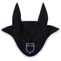 Produktbild von Kurze Mütze mit buntem Logo von Equestro in Schwarz
