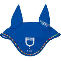 Produktbild von Kurze Pferdehaube Equestro X Fise Blau für Vollblut