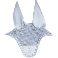 Produktbild von Kurze Satin-Schabracke für Pferde PS of Sweden Crystal in Blau und Grau