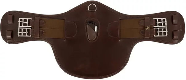 Produktbild von Kurzer Reitlatzgurt BR Equitation Truro aus Leder in Braun