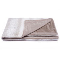 Produktbild von Kuschelige Hundedecke aus Plüsch von E&P in Beige Größe L 120x100cm OEKO-TEX Standard 100
