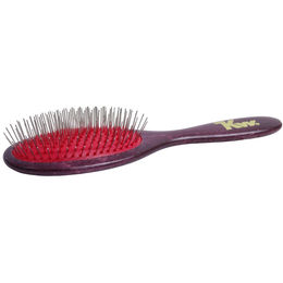 Produktbild von KW Airlastic Stiftbürste für Hunde aus Edelstahl oval 23 cm