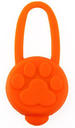 Produktbild von KW Multi Flash LED Licht für Hunde in Orange aus Silikon