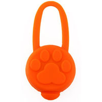 Produktbild von KW Multi Flash LED Licht für Hunde in Orange aus Silikon