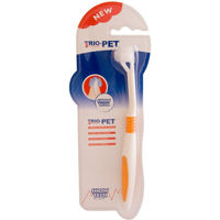 Produktbild von KW TRIO-PET Zahnbürste für Hunde in Weiß