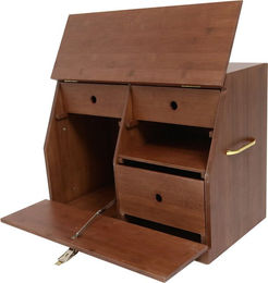 KY Show Grooming Deluxe Putzbox aus Bambus 43,5 x 59,5 x 32 cm – Bild 1 von 5