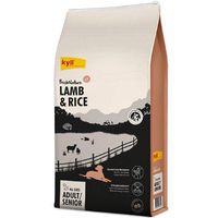 Produktbild von kyli FreshNature Nr. 27 Hundefutter Lamm & Reis für Senior, glutenfrei mit Kollagen für die Gelenke, 3kg