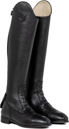 L Equestro Reitstiefel aus Kalbleder mit Schnürung Schwarz Unisex – Bild 1 von 1