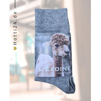 Produktbild von L'Evoine Alpaka Socken Pierre aus Wolle Grau ganzjährig