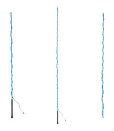 L-Sport Longierpeitsche aus Nylon zerlegbar Blau 180 cm – Bild 1 von 1