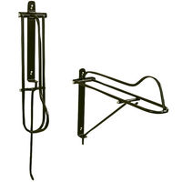 Produktbild von L-sport Sattelhalter klappbar schwarz kunststoffbeschichtet