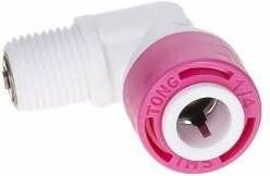 Produktbild von L-förmige Rückschlagventilmuffe DN6 zu Schlauch AVT 1/4" > 1/8"