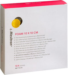 L- Mesitran Foam - 10 x 10 cm - 10 Stück – Bild 1 von 5