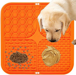 Produktbild von LA CUTE Anti-Schlabber-Napf Anti-Stress-Leckmatte für Hunde und Katzen