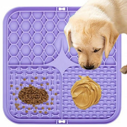 Produktbild von LA CUTE Anti-Schlabber-Napf Anti-Stress-Leckmatte für Hunde und Katzen