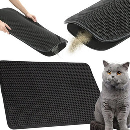 Produktbild von LA CUTE Katzentoilette Katzenstreumatte XXL mit Wabenstruktur