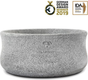 Produktbild von Laboni Speckstein-Hundenapf Rocky grau Gr. S - 0,5 l