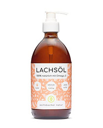 Produktbild von Lachsöl für Hunde und Katzen mit Omega 3 & 6 - 500 ml