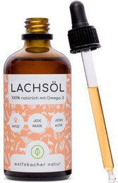 Produktbild von Lachsöl für Katzen mit Omega 3 & 6 - 100 ml