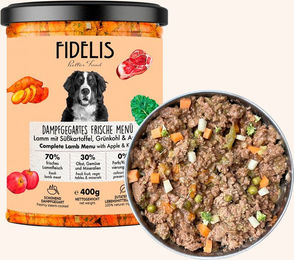 Produktbild von Lamm mit Süßkartoffel, Grünkohl und Apfel (400g, im Glas)