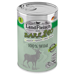 Produktbild von Landfleisch B.A.R.F. 2GO Exklusiv 100% Wild - 6 x 400 g