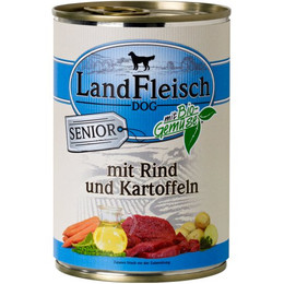 Produktbild von Landfleisch Dog Senior Rind und Kartoffeln - 12 x 400 g