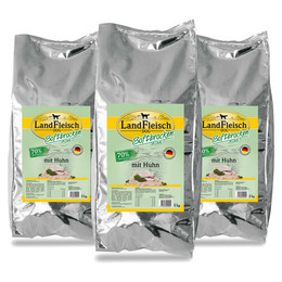 Produktbild von Landfleisch Dog Softbrocken mit Huhn - 3 x 5 kg