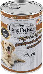Produktbild von LandFleisch Hund Care Hypoallergen Pferd Sparpaket 12 x 400g