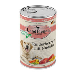 Produktbild von Landfleisch Rinderherzen mit Nudeln & Gartengemüse - 6 x 400 g
