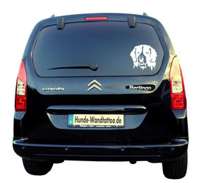 Produktbild von Landseer Kopf Auto Wohnmobil Aufkleber l Wandtattoo