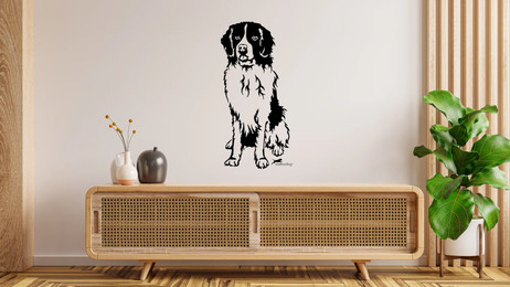 Produktbild von Landseer Wandtattoo Wandbild Wandsticker Wandaufkleber Wanddekoration