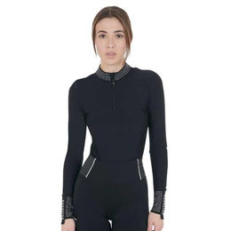 Langarm-Trainingspolo für Frauen Equestro – Bild 1 von 7