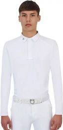 Produktbild von Langärmeliges Turnier-Poloshirt Equestro Ridertechnology