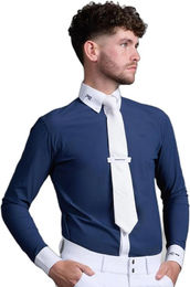 Produktbild von Langärmeliges Turnier-Poloshirt Premier Equine Rubato