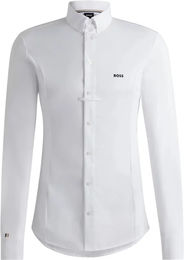 Produktbild von Langärmeliges Wettkampfhemd Boss Equestrian Norman Logo