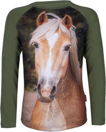 Produktbild von Langarmshirt Red Horse Pixel FW22