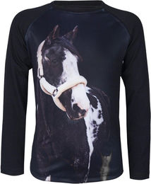 Produktbild von Langarmshirt Red Horse Pixel FW22