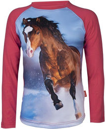 Produktbild von Langarmshirt Red Horse Pixel FW22
