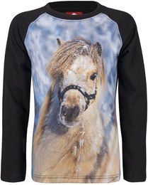 Produktbild von Langarmshirt Red Horse Pixel FW23